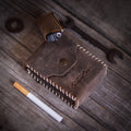 Tobacco Brown Cigarette Case