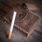 Tobacco Brown Cigarette Case